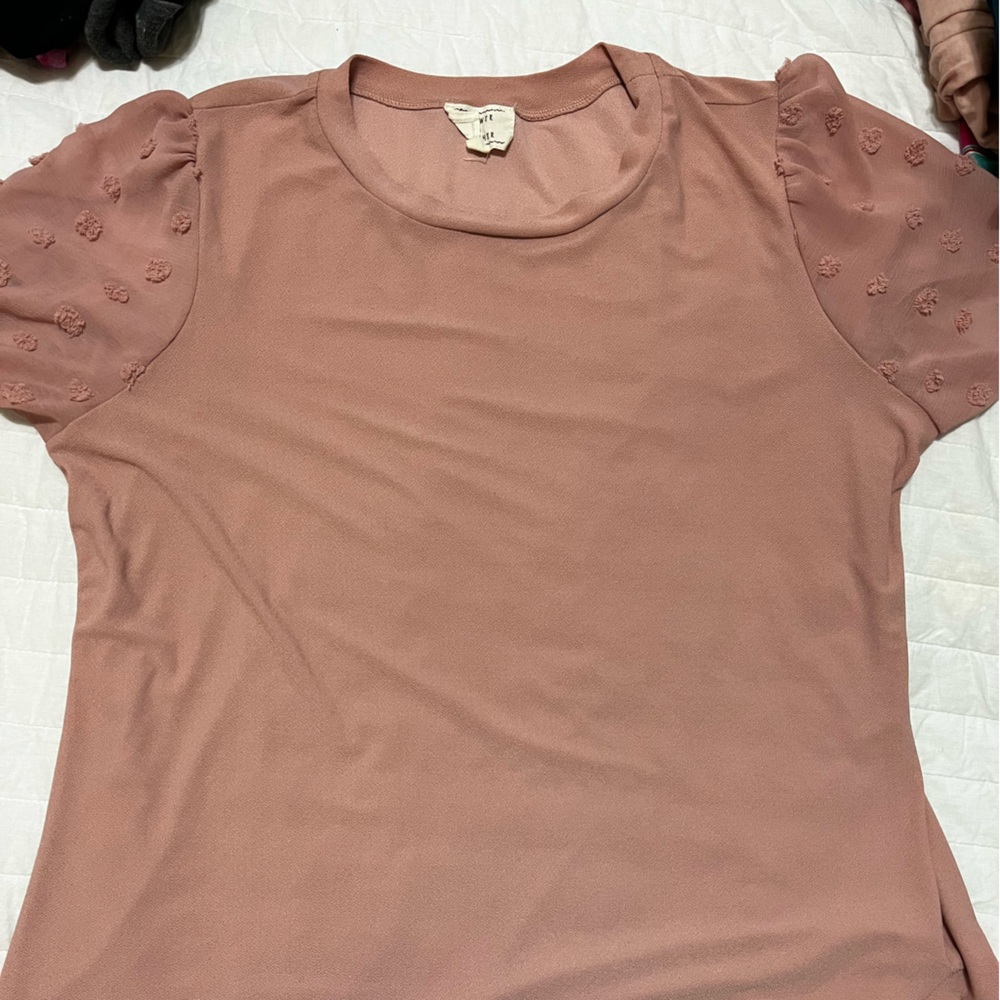Women’s blouse blush pink 3xl